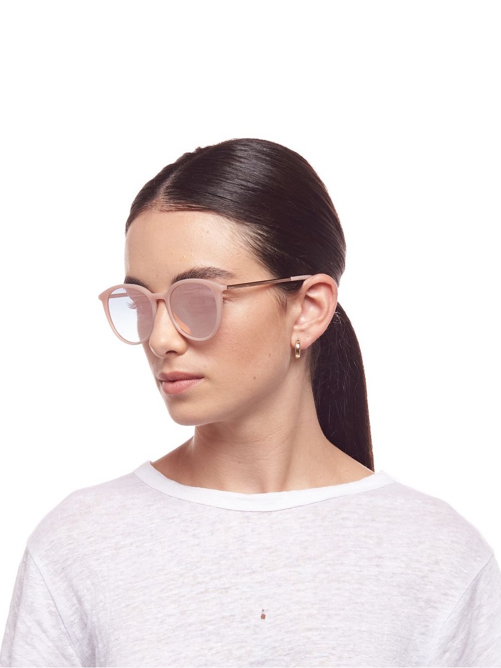 Le Danzing Mirror Sunglasses - Rose Mist/Rose Gold